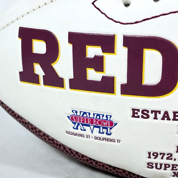 Washington Redskins Team-Signed 8 Autographed Football - Picture 12 of 12